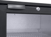 Enfriador de botellas METRO Professional GBC3003, aluminio/vidrio, 135 x 53 x 86,5 cm, 308 L, estantes ajustables, descongelación automática, iluminación LED, negro