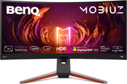 Monitor Gaming Curvo BenQ MOBIUZ EX3410R (34 pulgadas, Ultrawide, 1440p, 144 Hz, 1 ms, HDR 400, FreeSync Premium Pro, mando a distancia)