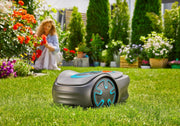 Robot cortacésped Gardena SILENO minimo 250 m²: cortacésped inteligente con conectividad óptima, programable mediante la aplicación Gardena Bluetooth, versión alemana (15201-20)
