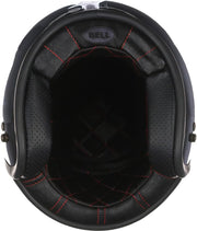 Casco de moto retro Bell Custom 500 sólido ECE inspirado en 1954, forma ovalada, ajuste discreto, comodidad moderna, color: negro, talla: XL
