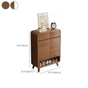 Mueble zapatero moderno de madera para recibidor, tamaño mediano