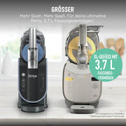 Máquina de granizados Ninja SLUSHi XL con tecnología SlushAssist, gran capacidad de 3,7 l (capacidad máxima de llenado de 2840 ml), para granizados, cócteles congelados y más, color Mokka FS601EUBR