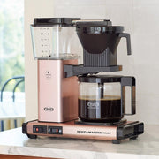 Moccamaster KBG Select, cafetera, cafetera retro, café de filtro, color blanco hueso, 1,25 L