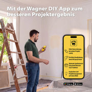 Sistema de pulverización airless Wagner Control Pro 350 R para pintura de pared, látex, barniz y lasur, 15 m² en 2 min, regulador de presión de 110 bar, manguera de 15 m