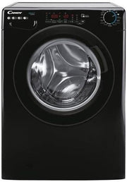 Lavadora de carga frontal CANDY CS 129TMBBE-47, negro brillante