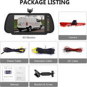 Cámara de visión trasera con tercera luz de freno para Peugeot Expert/Traveller, Citroën Jumpy/Space Tourer/Dispatch, Toyota ProAce (desde 2016) Cámara de visión trasera (Kit de soporte 7 n.º 1)