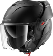 Shark, Casco de moto modular OXO Blank Negro Mate KMA