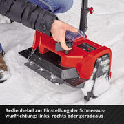 Quitanieves inalámbrico Einhell GE-ST 36/40 Li E-Solo Power X-Change (iones de litio, 36 V, ancho de trabajo 40 cm, altura máx. de nieve 20 cm, se suministra sin baterías ni cargadores)