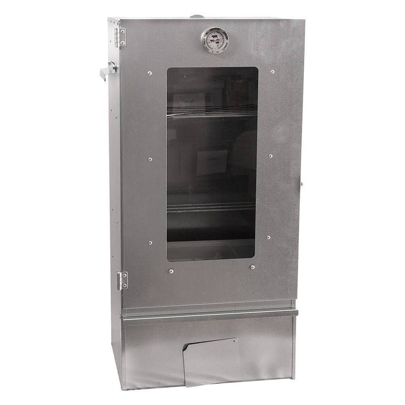 Ahumador ukal de 3 niveles con puerta de cristal, 80 cm de alto