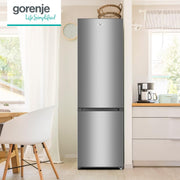 Gorenje RK 4182 PS4 Frigorífico combi / Altura 180 cm / Refrigeración 198 L / Congelación 66 L / Cajón para verduras / 39 dB / Iluminación LED / Al x An x Pr: 180 x 55 x 55,7 cm / Gris
