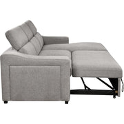 Roomfitters 103 Sofá Seccional Convertible con Chaise de Almacenamiento, Reposacabezas Ajustables, Sofá Esquinero en Forma de L con Función de Cama