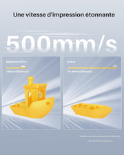 ELEGOO Neptune 4 Pro Impresora 3D Rápida, 500mm/s de Alta Velocidad con Firmware Klipper, Nivelación Automática y Extrusora Directa de Doble Engranaje, Cama Caliente Segmentada Inteligente 225x225x265mm