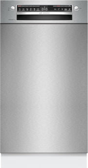 Lavavajillas inteligente Bosch Serie 2 SPV2IKX10E, totalmente integrable, 45 cm de ancho, cesta para cubiertos, secado extra con solo pulsar un botón, InfoLight punto de luz rojo en el suelo, protección AquaStop contra daños por agua, blanco