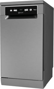 Bauknecht BK6FC11BS7A0X Lavavajillas totalmente integrable (45 cm)/ ActiveDry/Programa con sensor/PowerClean/Bandeja para cubiertos/Programa de higiene/Protección total contra el agua/Multizona/Inicio diferido