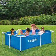 Piscina rectangular con estructura tubular FUNSICLE 2,13 m x 1,52 m x 0,61 m