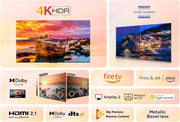 TCL 65PF650 65 pulgadas 4K Ultra HD, TV HDR, Smart LED Fire TV (Dolby Vision, Dolby Atmos, DTS, HDR 10, Airplay2, Miracast)