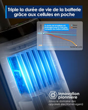 Tineco iFLOOR 5 Breeze Complete Aspiradora y Fregadora, Aspiradora en seco y húmedo sin cable para suelos duros, limpieza de bordes, autolimpieza automática, 35 min de autonomía, diseño ligero