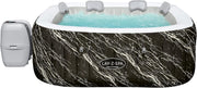Jacuzzi® inflable con luces LED Bestway® Lay-Z-SPA® Hollywood AirJet™ para 6 personas, 180 x 180 x 66 cm, efecto mármol (Marquinia)