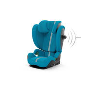 CYBEX Gold Silla de coche infantil Solution G i-Fix, para coches con y sin ISOFIX, desde aprox. 3 hasta 12 años (100 - 150 cm), desde aprox. 15 hasta 50 kg, Lava Grey