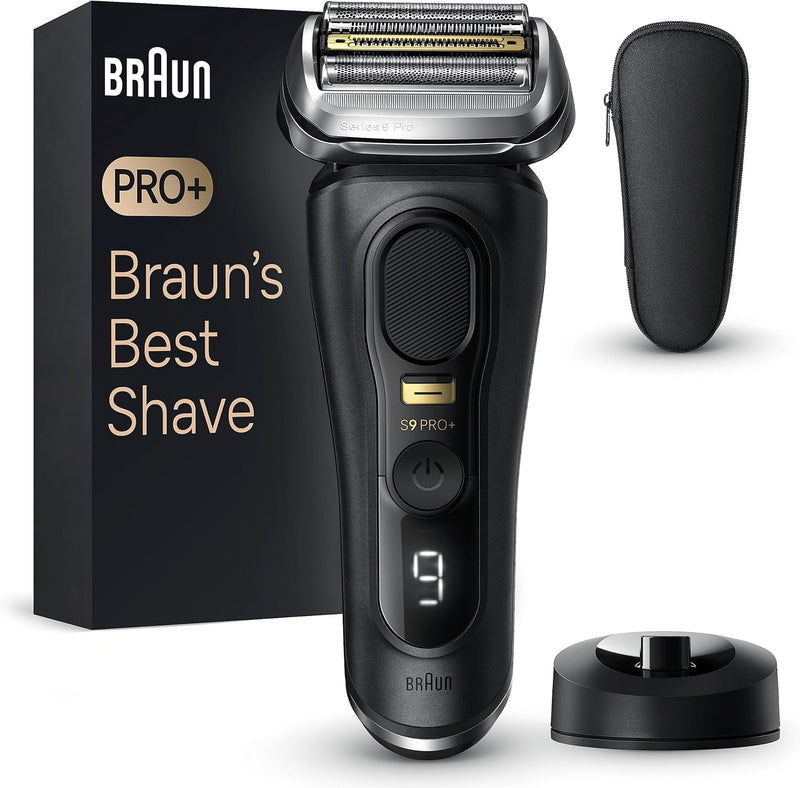 Braun Series 9 PRO+ 9510s, afeitadora eléctrica para hombre, negro