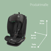 Asiento de coche infantil i-Size Titan Plus 76-150 cm ISOFIX G-CELL protección contra impactos laterales 4 posiciones de reclinado