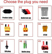 Batería de iones de litio de 72 V y 20 Ah para bicicleta eléctrica, con cargador, celdas de PVC impermeables, protección BMS integrada para motor de 200-1600 W.