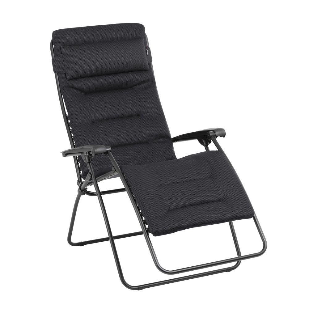 Sillón relax acolchado Lafuma Zero Gravity RSX Clip XL, plegable, tejido AirComfort, tumbona multiposición XL