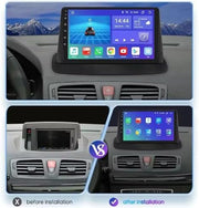 Autorradio Android para Renault Megane 3 Fluence Samsung SM3 (2008-2014) 9'' Android 14 Radio con Carplay, Bluetooth, Navegación GPS, WiFi, USB, SWC, FM (X8 8G+128G)