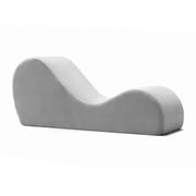 Avana Sleek Chaise Lounge para yoga - Fabricado en EE. UU. - Ideal para estiramientos, relajación, ejercicio y más, 60 pulgadas de largo x 18 pulgadas de ancho x 26 pulgadas de alto, gris claro