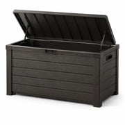 Caja de almacenamiento de plástico antracita 145x70x60 cm