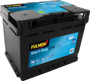 Batería Fulmen Start-Stop EFB 60Ah/640A (FL600)