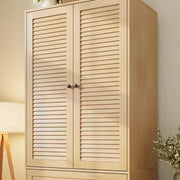 Armario ropero COZONY con 3 cajones y 2 puertas, clóset de madera moderno para dormitorio, armario de pie resistente de color blanco