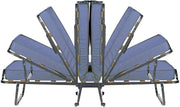 Dmora Cama plegable con somier de láminas y colchón, mide 190x80x30 cm