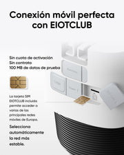 Cámara de vigilancia eufy Security WiFi 4G LTE S330, 4K UHD con movimiento horizontal y vertical, alimentación solar inalámbrica por panel solar, seguimiento de personas/vehículos por IA, con tarjeta SIM (Reacondicionado)