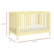 Cuna convertible 4 en 1 Swell de Babyletto con kit de conversión para cama infantil