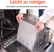 Deshidratador de alimentos COSORI de acero inoxidable, con 50 recetas, incluye 6 bandejas de acero inoxidable, 3 rejillas de secado, 3 láminas para deshidratar, gran superficie de 0,6 m², temporizador de 48 horas, pantalla LED (35°-75°C) y 650 W