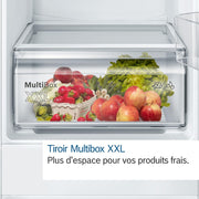Bosch KGN33NLEB Serie 2 Frigorífico combinado de libre instalación - 282L - An 60cm x Al 176cm - Acero inoxidable