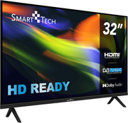 Smart Tech 32HN01K TV HD LED 32 pulgadas (80 cm) Triple Sintonizador Dolby Digital Plus, 3xHDMI, 2xUSB