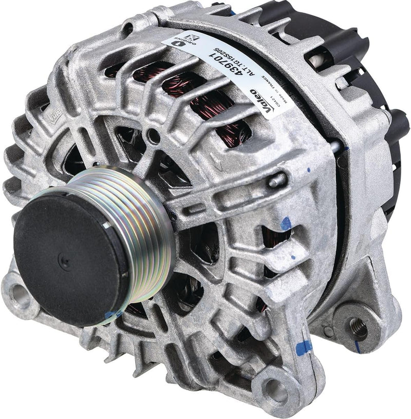 VALEO-439701-Alternador-Corriente de carga del alternador [Amp] : 150 - Número de estrías : 6 - Diámetro de la polea [mm] : 54 - Voltaje [V] : 14 - Sentido de rotación : SENTIDO HORARIO