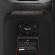 JBL Partybox Stage 120 en negro: altavoz Bluetooth portátil con sonido JBL Pro, espectáculo de luces, refuerzo de sonido con IA y asa telescópica: 12 h de autonomía