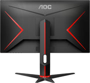 AOC Gaming Q27G2S - Monitor de 27 pulgadas QHD, 165 Hz, 1 ms, Adaptive Sync (2560x1440, HDMI, DisplayPort) negro/rojo