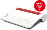 FRITZ!Box 7690 (Router Wi-Fi 7 DSL con 5.760 Mbit/s (5 GHz) y 1.376 Mbit/s (2,4 GHz), hasta 300 Mbit/s con VDSL Supervectoring y ADSL2+, Wi-Fi Mesh, base DECT, versión en alemán)