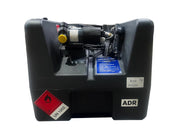 Depósito de transporte de gasóleo/GNR de 200 litros con bomba de 12 V y 40 l/min, depósito de repostaje de combustible para almacenamiento de gasóleo con estación de llenado y pistola manual (Pistola manual)