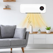 Aire acondicionado Epicooler, ventilador de pared con control remoto, aires acondicionados portátiles compactos y versátiles, aire acondicionado split de pared reversible, sin unidad exterior, temperatura constante inteligente (D)