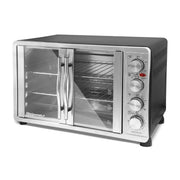 Horno Elite Platinum de doble puerta con rosticero y convección