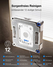 Robot limpiacristales ECOVACS WINBOT W3 OMNI, estación multifunción, limpieza de paños, limpieza de bordes, 3 boquillas, control por aplicación