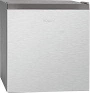 Mininevera Bomann 45L con congelador, refrigerador pequeño y silencioso para cocina, oficina, camping y gaming, frigorífico pequeño con puerta reversible - Mininevera, nevera para bebidas, minibar KB 7245 inox