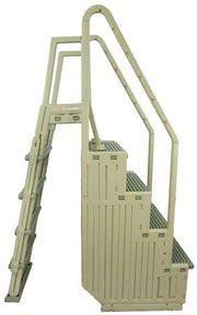 Sistema de piscina elevada Confer Step 1 y escalera para piscina – seleccionar color