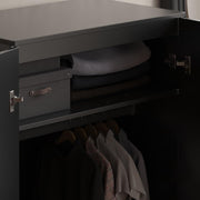 Armario de 2 puertas Vida Designs Riano, negro (2)