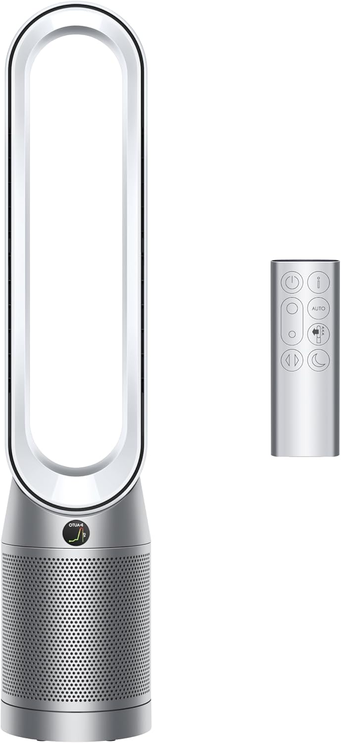 Dyson – Purificador de aire inteligente y ventilador Purifier Cool, blanco/plateado - TP07